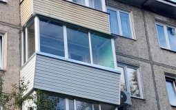 Остекление с выносом