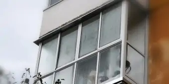 Установка панорамных французских окон «аквариум».